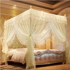 커튼식 사각 대형 침대 모기장 공주모기장 150x200cm csm*58028qq, 본상품선택
