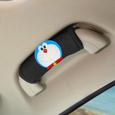 차량용 목쿠션 자동차 안전벨트 어깨보호대 목베개 차량용 쿠션 로봇 고양이 베개 큐티 캐릭터 인테리어 세트, 장갑을 [딩딩고양이] 한 쌍을, 1개