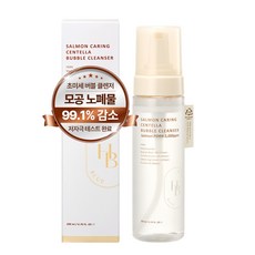 헤브블루 살몬 케어링 센텔라 버블 클렌져, 1개, 200ml
