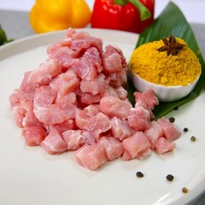 올밋 제주백돼지 백돈 안심 600g (통안심 카레용), 카레용, 기본포장, 쌈야채추가, 1개