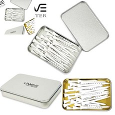 십땨 메탈티케이스+눈금티 50개입 골프티세트 케이스 골프티 골프티선물 숏티 골프용품