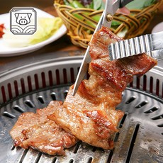 [통미] 갈비를 통으로 포뜬 1등급 국내산 원육 수제 돼지 양념갈비 1kg, 1개, 4kg
