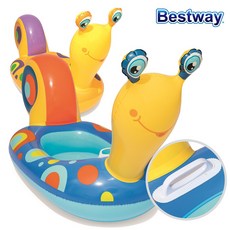 베스트웨이 달팽이 보트 라이더 물놀이튜브 BW 15566 34102KR, 블루, 1개