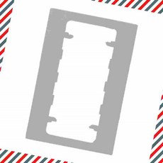 V 슬림 실버 1개용 콘센트 보조대 매립형콘센트 이쁜콘센트 벽콘센트보조대 콘센트마개