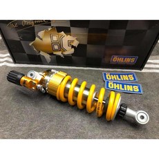 正 OHLINS 後避震器 歐規版本 預載可調附上旋鈕方便調整 阻尼可調 適用：KYMCO AK550, 1個