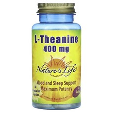 Nature s Life (네이처스 라이프) 녹차함유 l-테아닌 베지 캡슐 60정, 1개