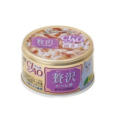 챠오츄르 이나바 고양이 제이타크캔, 가츠오부시&참치&닭가슴살 (A-145), 80g, 24개