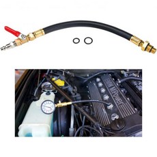 3미러 엔진 에어 밸브 홀더 압력 파이프 M14M18 스레드와 14 NPT 머스탱 포드 GM 트럭 LS1LS2LS34.85.36.0과 호환되는 실린더 누설 테스트 보조 도구