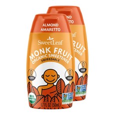 스위트리프 몽크 프루트 스위트너 스퀴저블 아몬드 아마레토, 2개, 50ml