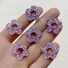 꽃 라인 쥬얼리 헤어 만들기 장식 스크랩북 웨딩 플랫 백, 1개, 8. J297