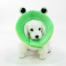 X강아지 고양이 동물 넥카라(개구리)X, 1개, 개구리