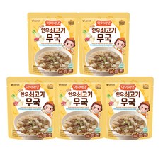 아이배냇 쇠고기 무국, 5개, 200g