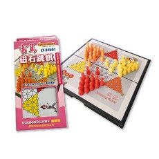 【角落文房】旻新 雷鳥磁石跳棋 LT-31501, 1個, 旻新 雷鳥磁石跳棋LT-31501