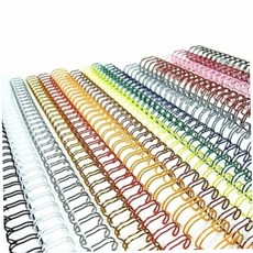 와이어링 28.5mm 흑 40개 제본스프링 와이어제본링 링와이어제본용표지 79000EA 1EA, 본상품