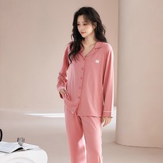 A類莫代爾棉女款薄款居家睡衣套裝