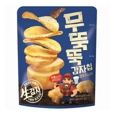 오리온 무뚝뚝 감자칩 통후추 소금맛 입, 60g, 10개