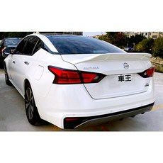 【車王汽車精品百貨】Nissan 日產 ALTIMA 刀鋒款 尾翼 定風翼 擾流板 鴨尾翼 烤漆黑 烤漆白賣場, 1個, 烤漆白