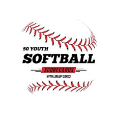 (영문도서) 50 Youth Softball Scorecards With Lineup Cards: 50 Scorecards For Baseball and Softball Paperback, Independently Published, English, 9781686606021