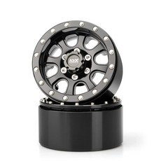 KYX 레이싱 알루미늄 5.6cm 2.2인치 휠 림 업그레이드 부품 액세서리 1 10 RC 크롤러 자동차 축 레이스 RR10 봄버용 242281, KYX 레이싱 알루미늄 5.6cm 2.2인치 휠 림 업