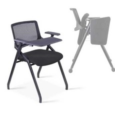 일체형 책상 의자 강의실 책걸상 회의실 학워 학교, 필기판 의자 기본형