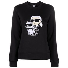 칼 라거펠트 아이콘 오가닉 코튼 스웨트셔츠