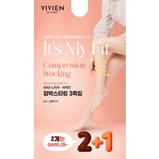 비비안 메이크업 압박스타킹 3매 (4 colors)