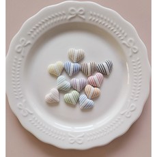 [자체제작](10개)21mm마들렌 체크 스트라이프 싸개 단추 장식; 헤어핀재료 머리핀부자재 의류리폼 단추달기 싸개단추, 스카이블루