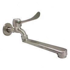 蝴蝶衛浴 無鉛認證304廚房自由栓】不鏽鋼無鉛自由栓，出水管可移動，加長把手，LF認證, 1個, 總長29CM+贈止洩帶