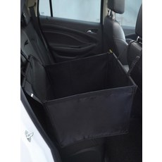 대형견카시트 반려견 강아지 자동차 차시트 구름 보라색 퍼플클라우드, 베이지강아지