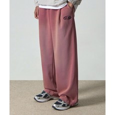DIMITRI BLACK VLAD 원턱 피그먼트 페이드 워싱 스웻 팬츠_핑크 191606