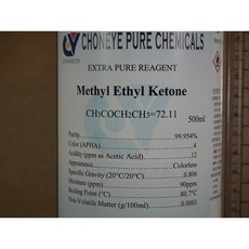 丁酮 試藥級 500ml, 1個