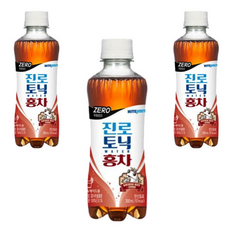 진로 토닉홍차 pet 진토닉 하이볼 칵테일, 12개, 300ml