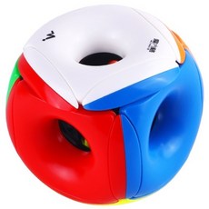 奇藝魔方格 空心引力魔方 3階 異形魔方 實色益智玩具, 彩色, 1個