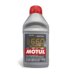 MOTUL 工廠系列 賽車煞車油 耐高溫提升煞車性能 適用多種車型, 1個, DOT4 RBF660