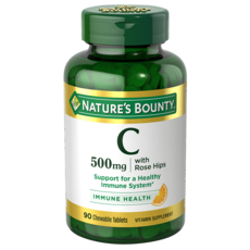 NATURE'S BOUNTY C-500維他命C錠 500mg, 1瓶, 90顆