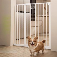 대형견 펜스 철장 반려동물 케이지 반려견 애견 휀스 중형견 견사 스텐 철제 스테인레스, 1개, 업그레이드-설치사이즈 181-188cm