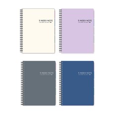 9000 컬러PP인덱스노트, 랜덤발송, 1개