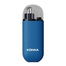 KONKA康佳 小旋風電動鼻毛修剪器 TypeC充電 刀頭水洗 KBMQ0319T 小巧便攜, 湛藍色
