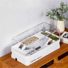 플라스틱 거북이어항 수생 반수생 키우기 수족관 사육장, 5. 특대형 타입A, 1