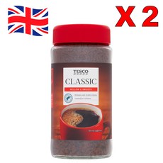 2개 200g 테스코 클래식 인스턴트 커피 Tesco Classic instant Coffee