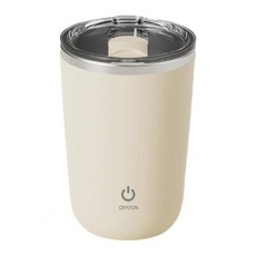 캠핑용 자동 혼합 컵 더블 클릭 시작 방수 전기 자체 교반 커피 우유 컵 주방 용품 1 세트 350ml, Yellow, 1개