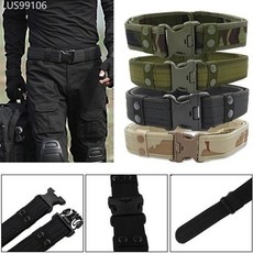 戶外軍迷登山訓練腰帶 戰術迷彩勤務腰帶 120CM長 5CM寬, 咖啡色,120CM長【5CM】寬, 1個