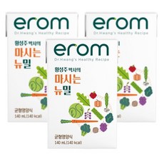 이롬 황성주 균형영양식 마시는 뉴밀 140ml x 72팩, 3개