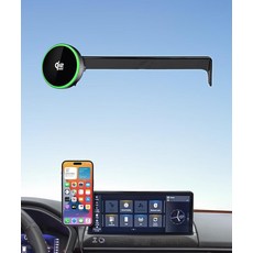 MaserWeller Qi2.2 맥스 25W 고속 무선 자동차 충전기 휴대폰 홀더 혼다 파일럿 2023-2026 7/9인치 스크린용 MagSafe와 호환되는 마그네틱 폰 마, 12.3-inch for 2026 Passport /, Qi2.2 최대 25W 고속 무선