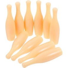 20개 볼링핀 대량 휴대용 미니 볼링 게임 액세서리 남녀공용 탁상용 핀 부품 용품, 20개 볼링핀 대량 휴대미니 볼링 게임 액세서리 남녀공