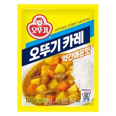 오뚜기 카레 과립형 약간매운맛, 100g, 1개