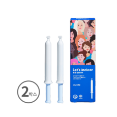 인클리어 렛츠 여성청결제, 6.8g, 2개