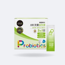 Mammy Village ABC兒童益生菌 韓國專利 3種菌株配方, 2g, 1個