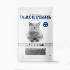 Dennis 黑珍珠膨潤土活性碳貓砂, 5包, 10L, 檸檬香