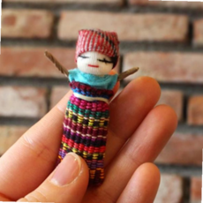 과테말라 사람인형 빈티지인형 걱형 걱형만들기 손뜨개인형, 본상품